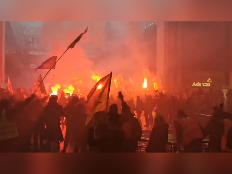 Protestas contra la reforma de las pensiones pierden fuerza en Francia