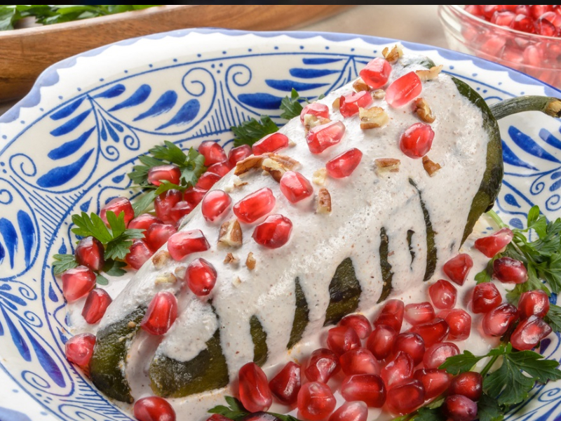 ¿Sabes la leyenda de los chiles en nogada?