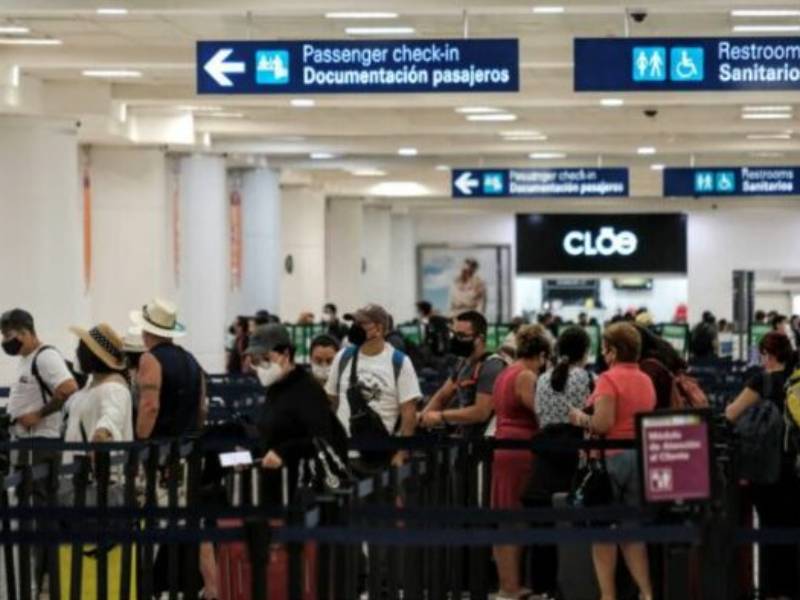 El aeropuerto de Cancún, con 547 operaciones para este día