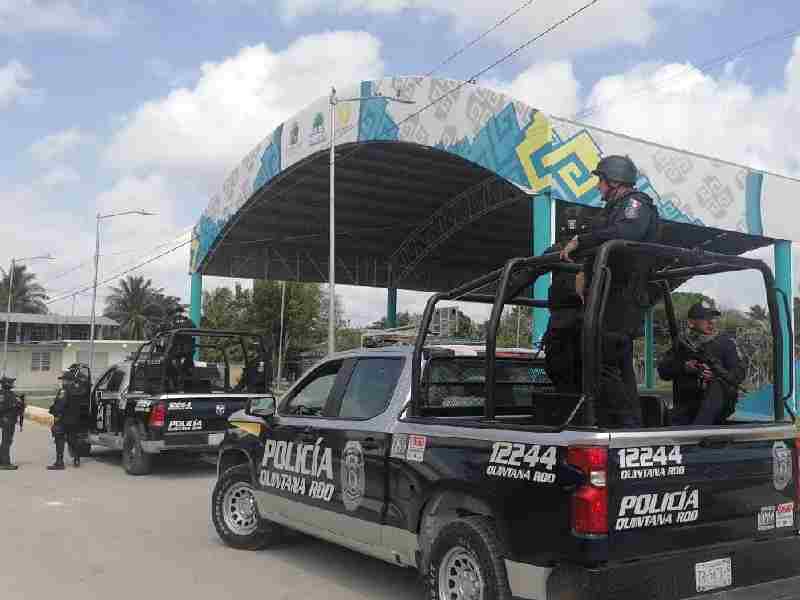 Refuerzan la seguridad en Huay Pix, Othón P. Blanco