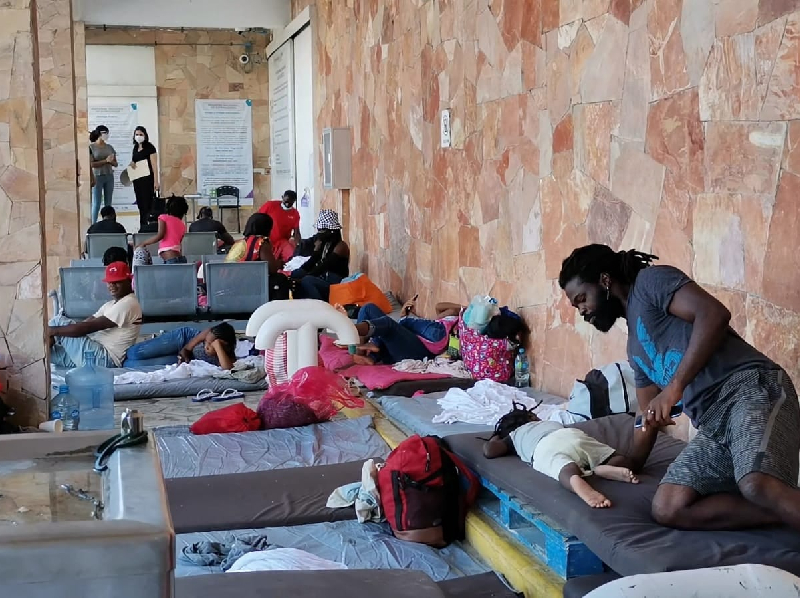 Dif municipal refugia a haitianos