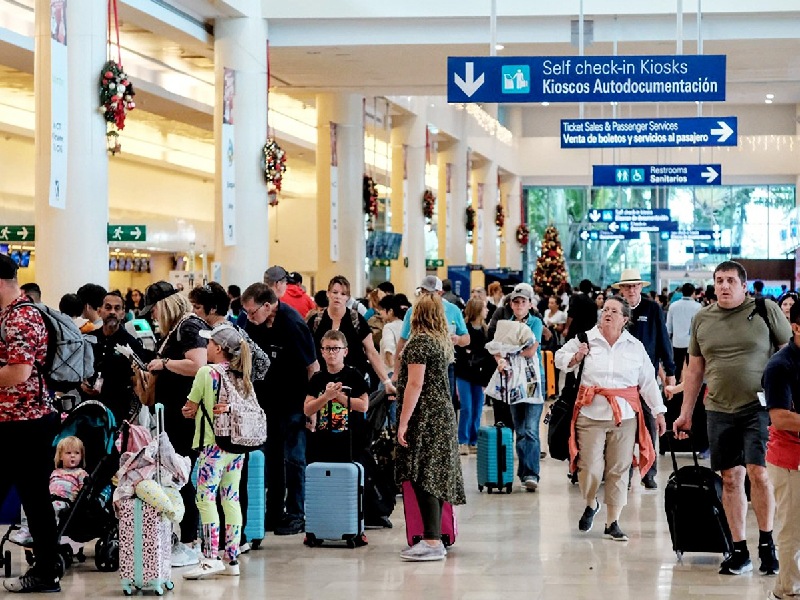 Triunfa conectividad aérea del Caribe Mexicano con el mundo