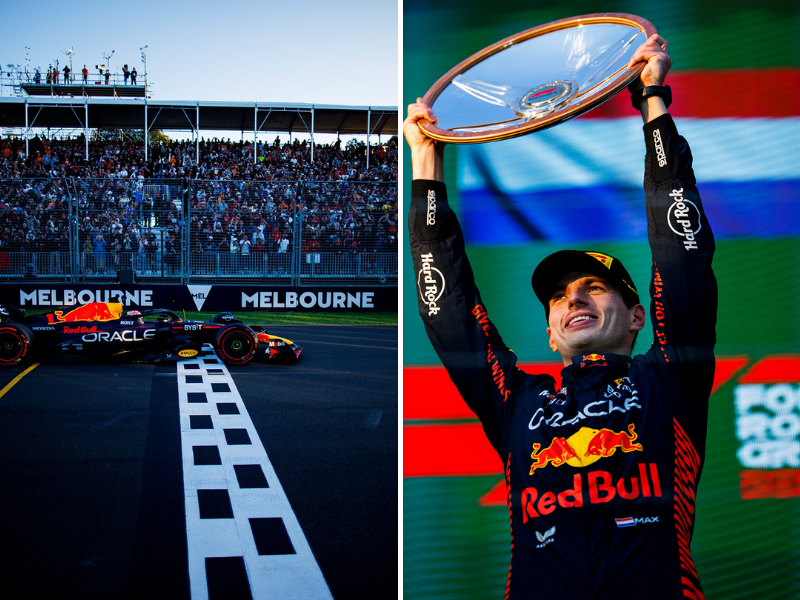 Verstappen se lleva el GP de Australia 'Checo' Peréz queda en quinto lugar