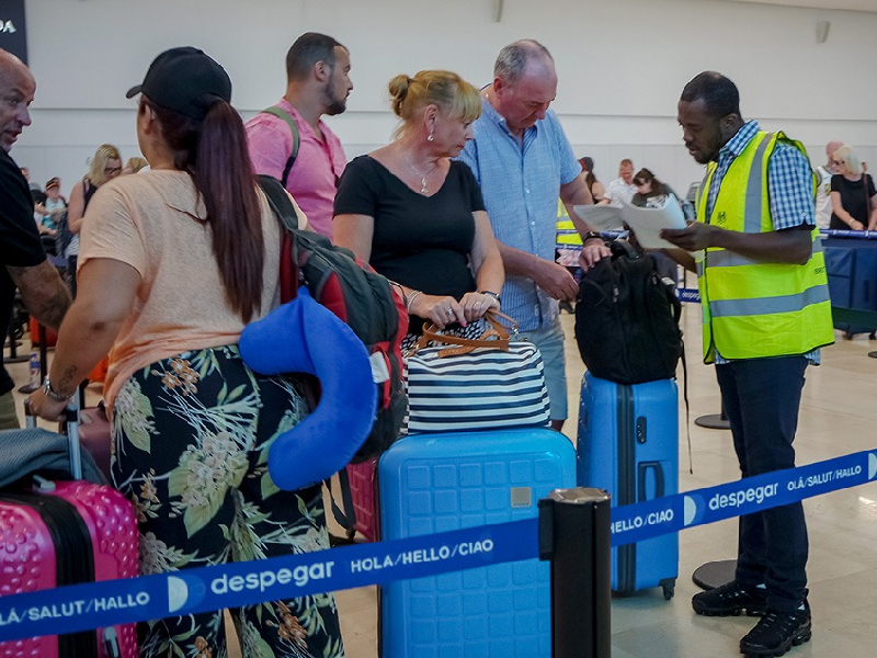 El aeropuerto de Cancún, con 508 operaciones