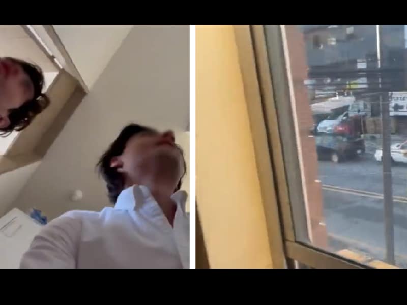 Estudiante capta balacera en cercanías del Tec de Monterrey