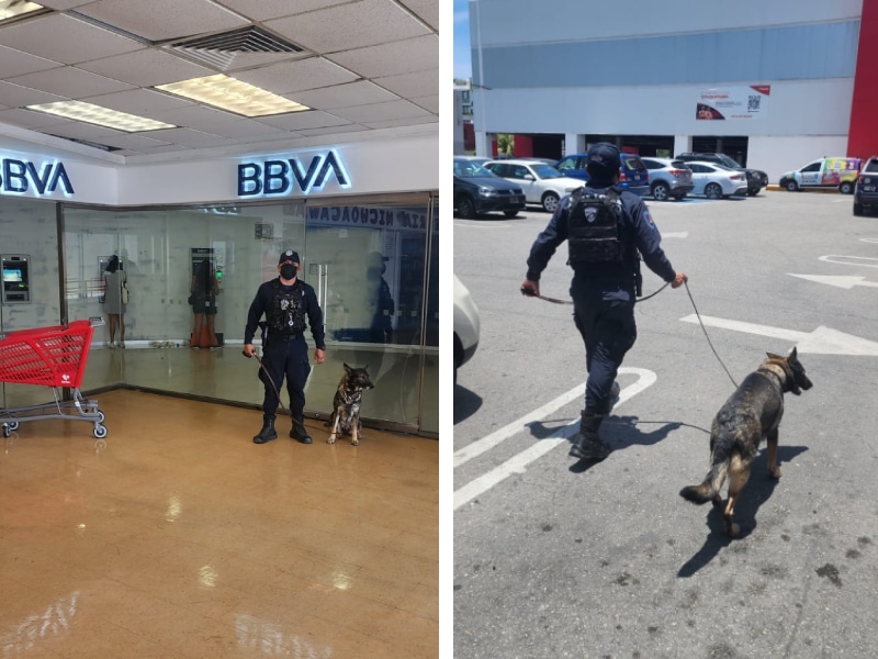 Mayor presencia policiaca en supermercados y sucursales bancarias de Solidaridad