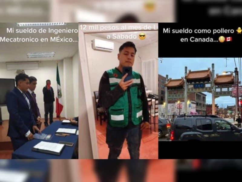 Video. Gana más cortando pollo en Canadá que como ingeniero en México