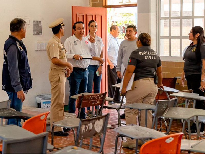 Protección Civil verifica refugios anticiclónicos en Tulum