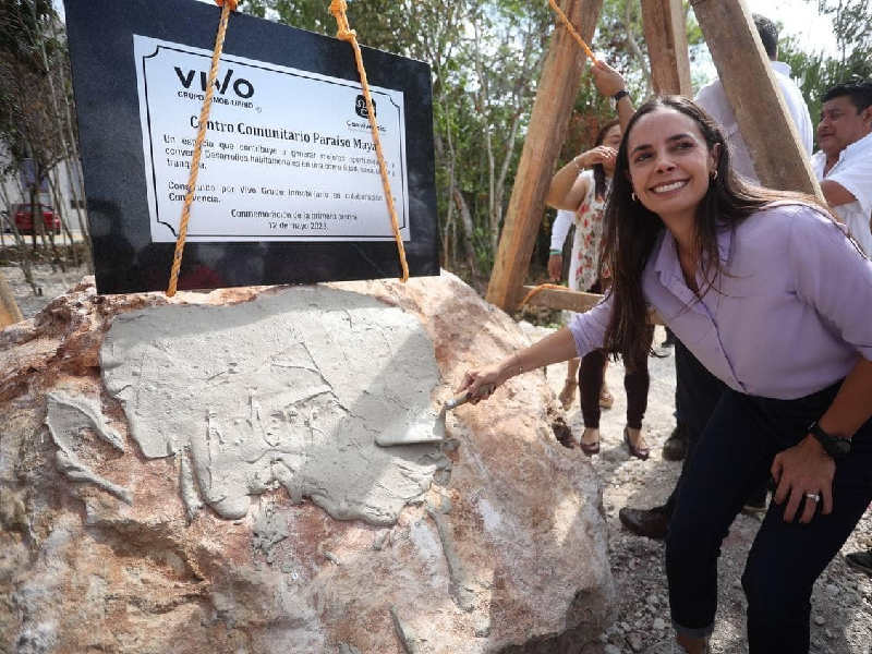Centro comunitario atenderá a 25 mil personas de Paraíso Maya y alrededor