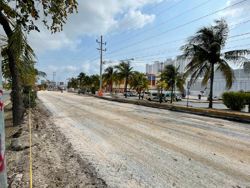 Prevén terminar en octubre la rehabilitación del bulevar Colosio