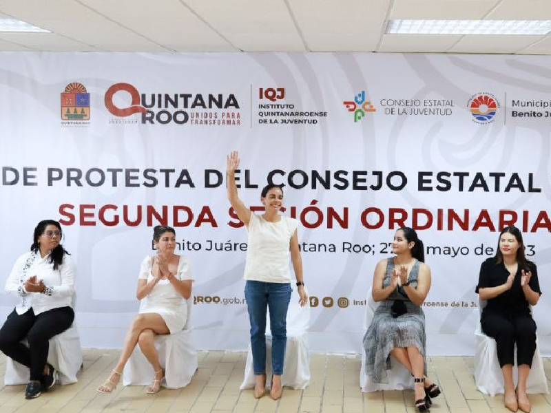 Respalda Ana Paty Peralta a la juventud quintanarroense