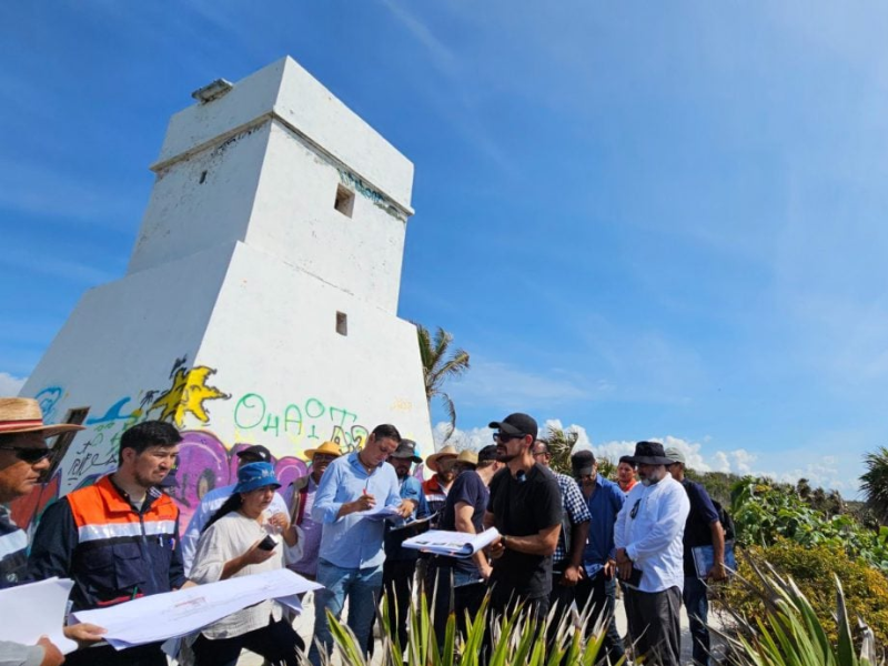 Van por el rescate del faro de Tulum; será un atractivo turístico