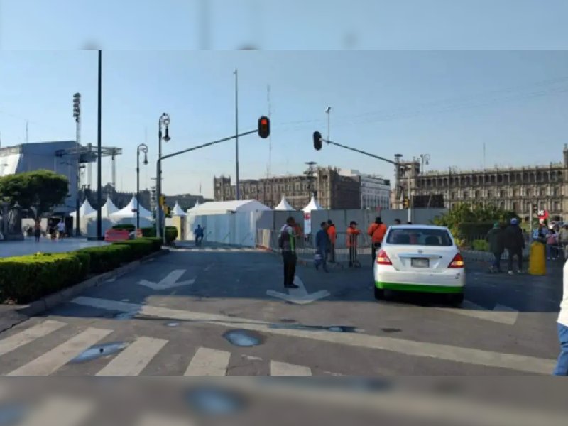 Calles cerradas y alternativas por concierto de Los Fabulosos Cadillacs en el Zócalo