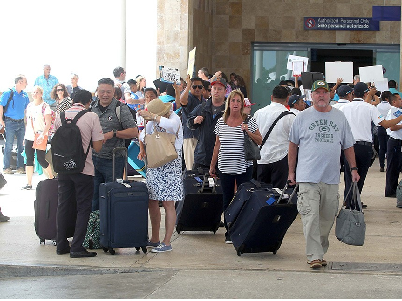 El aeropuerto de Cancún, con 538 vuelos y una conexión con 75 destinos