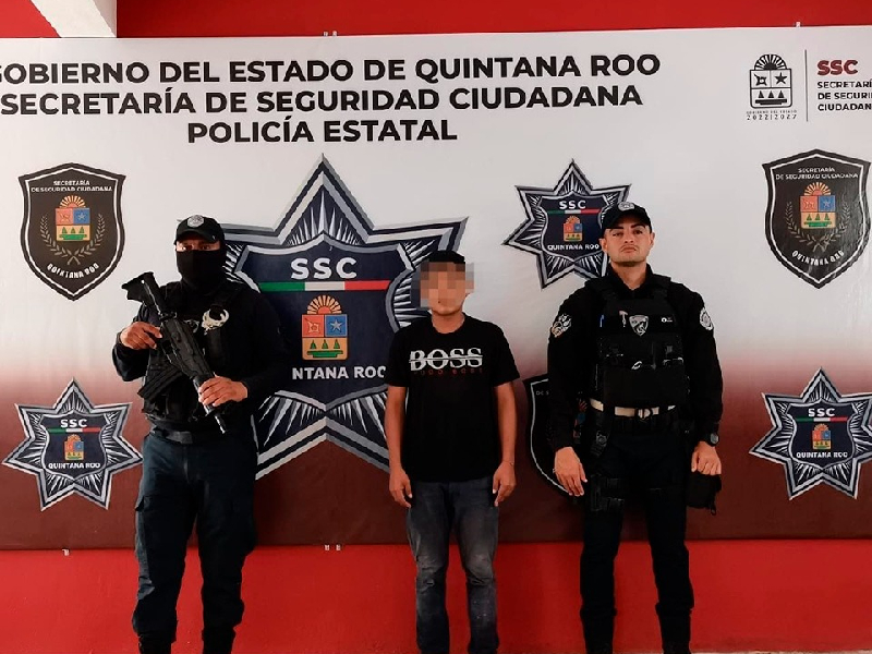 Joven detenido por actitud obscena en la ciclovía de la zona hotelera de Cancún
