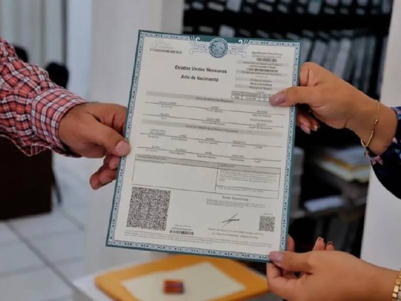Aumenta demanda de actas certificadas en registro civil