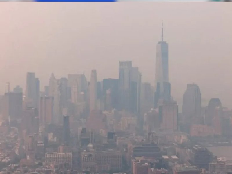 100 millones de personas bajo alerta por aire insalubre en EU por incendios en Canadá
