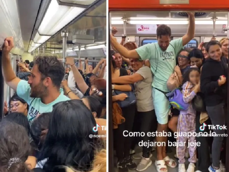 “Aquí cabes, güero” Extranjero sufre acoso en vagón exclusivo de mujeres