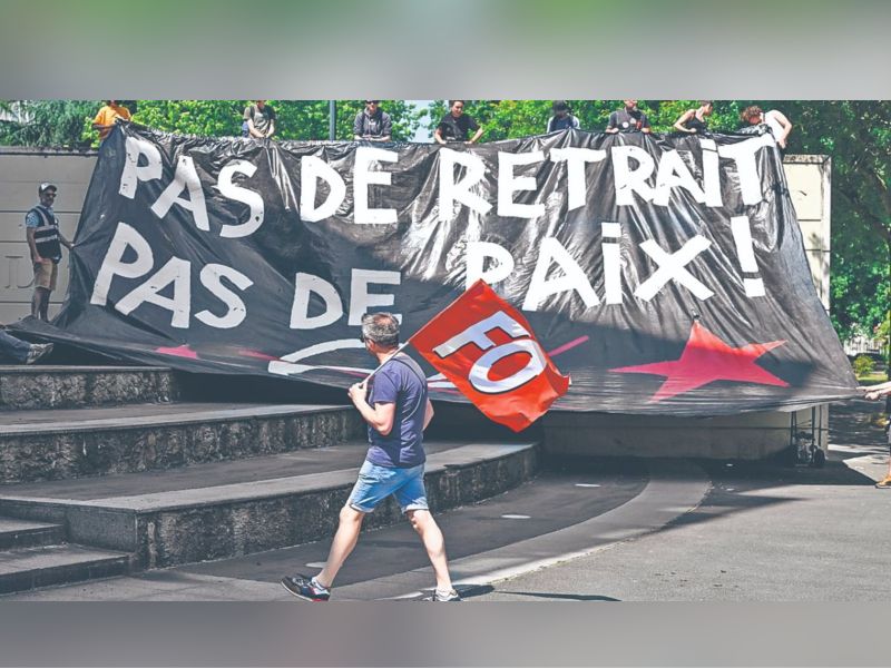 Rechazan eliminar la reforma de pensiones en Francia