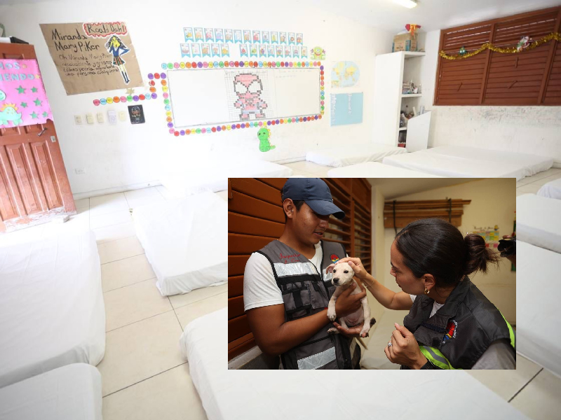 Supervisa Ana Paty Peralta refugios temporales en la ciudad