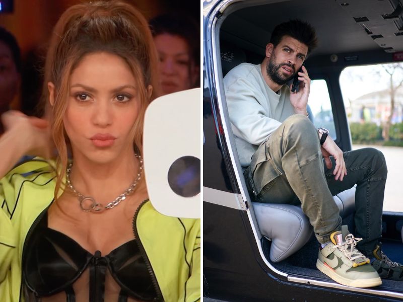 Tunden a Shakira tras revelar que desvió un avión para besar a Piqué