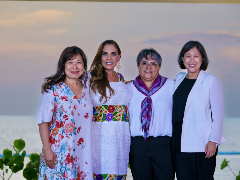 Cancún Recibe Mara Lezama a comisionadas del T-Mec