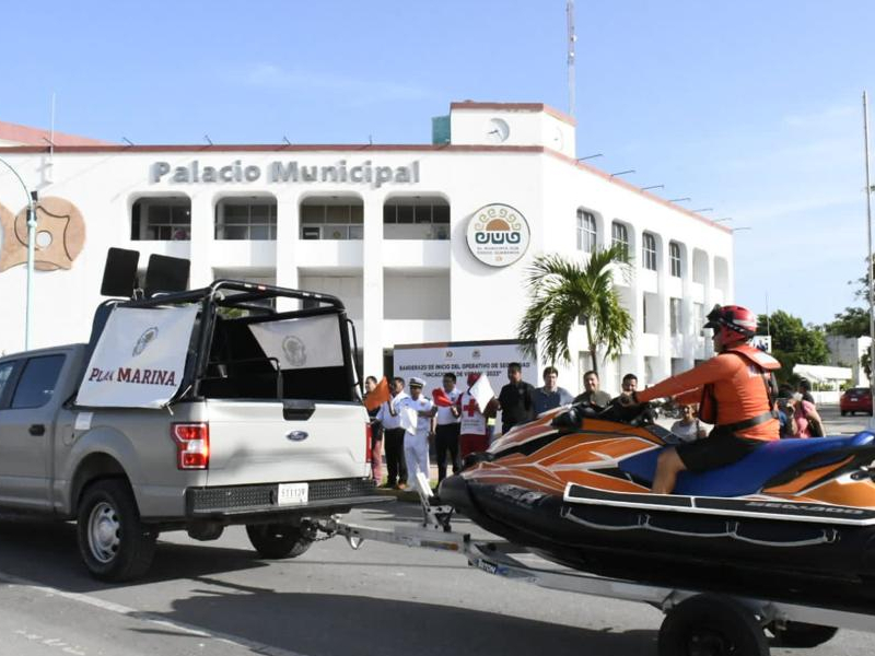 Dan banderazo en OPB a operativo vacacional