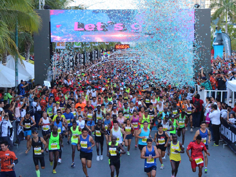 Maratones perfilan a Cancún como destino turístico deportivo