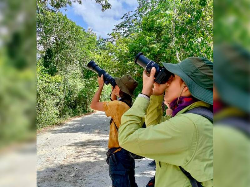 La fundación Eco-Bahía realiza un avistamiento de aves migratorias