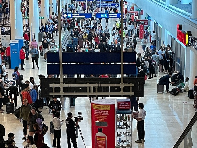 El aeropuerto de Cancún tendrá hoy conexión con 63 destinos internacionales
