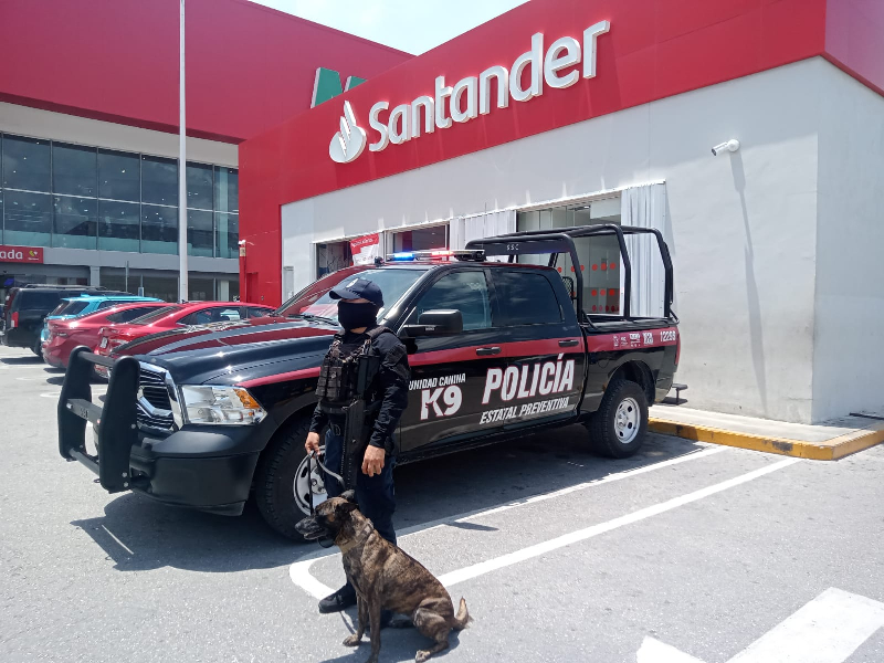 Redoblan la vigilancia policiaca en zonas bancarias de Solidaridad