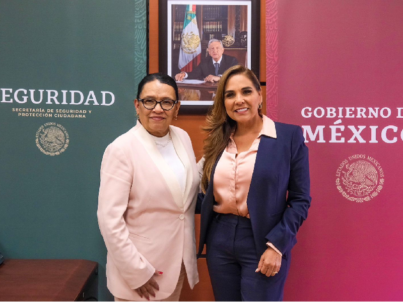 Trabajan Mara Lezama y Rosa Icela Rodríguez en la construcción de la paz