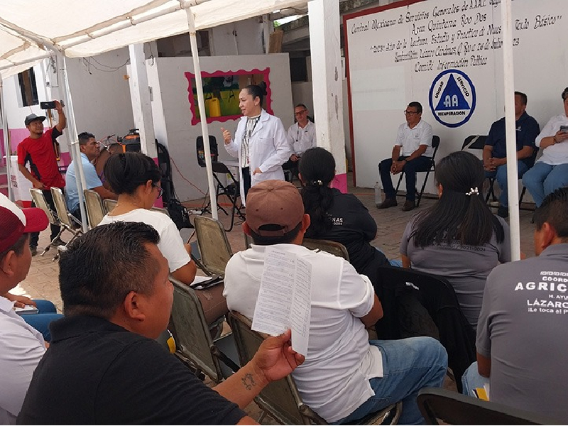 Asisten "los más borrachos" del Ayuntamiento de L. Cárdenas a curso contra alcoholismo
