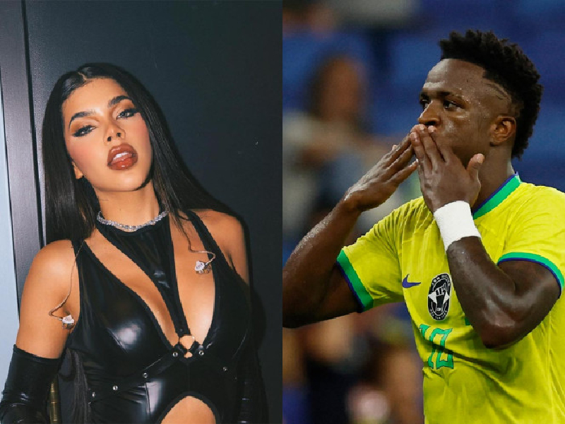 Explotan rumores de un posible romance entre Vinicius Jr y Kenia Os