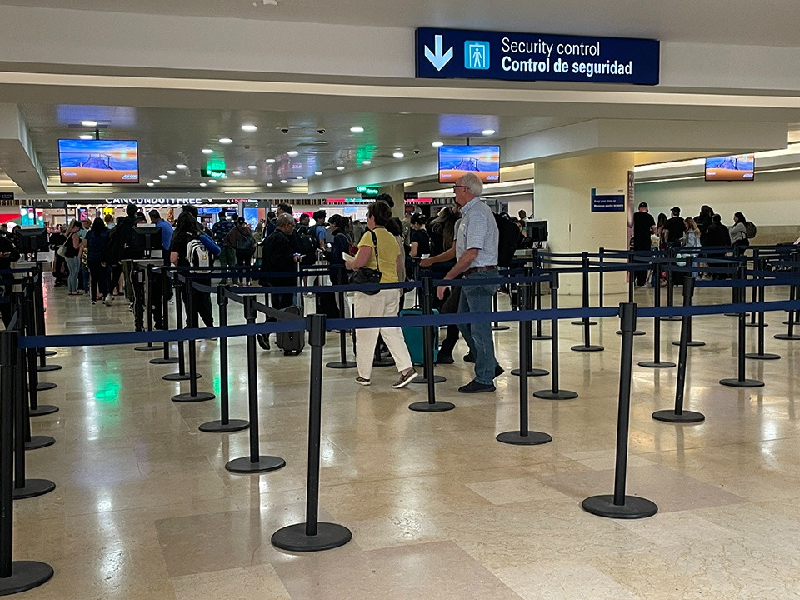 El aeropuerto de Cancún registra para hoy 559 vuelos