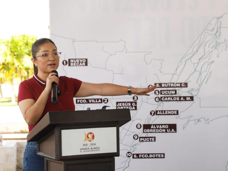 Yensunni Martínez anuncia construcción de pavimentos con inversión de 20 mdp