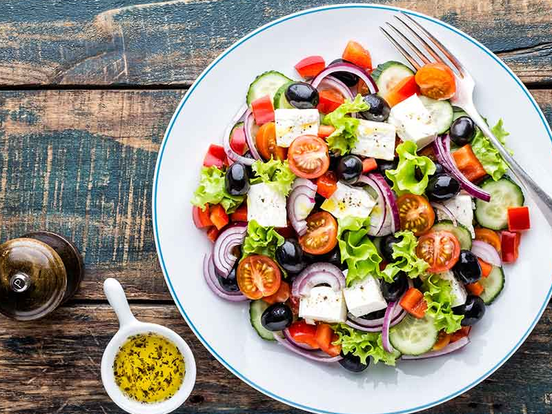 ensalada griega receta