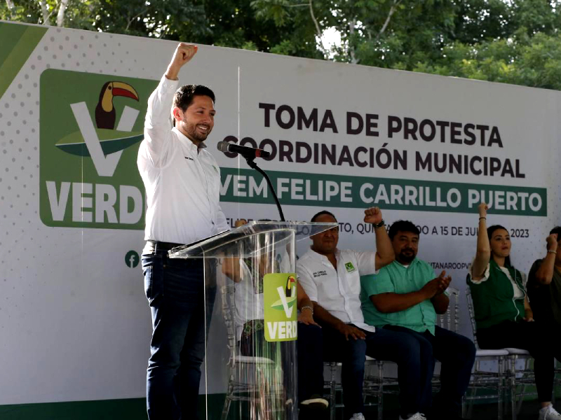 Luego de afirmar que la unidad y la organización son los cimientos sobre los que se construyeron con éxito los resultados del Partido Verde Ecologista de México (PVEM) en Quintana Roo