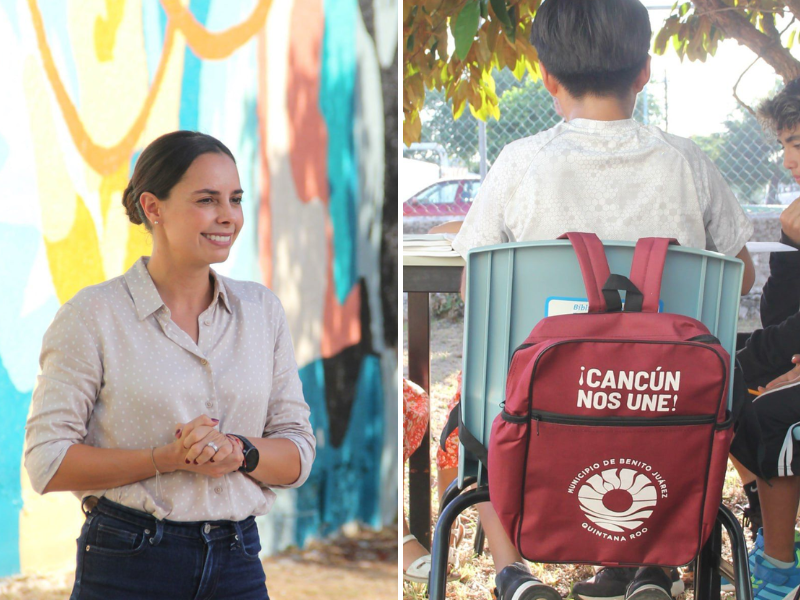 Ana Paty anuncia entrega de útiles escolares para estudiantes de Cancún