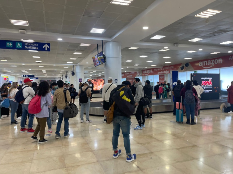 El aeropuerto de Cancún conecta para hoy a 22 destinos nacionales