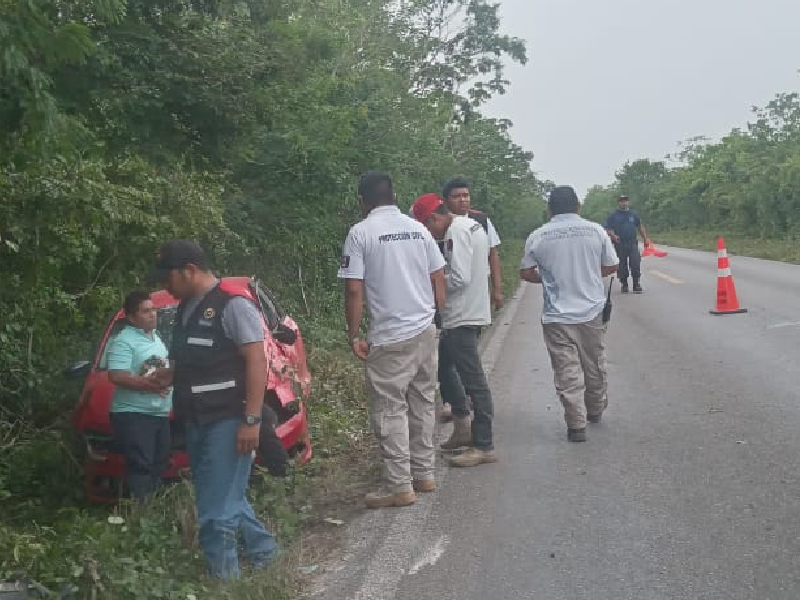 Accidente "con suerte" en Lázaro Cárdenas