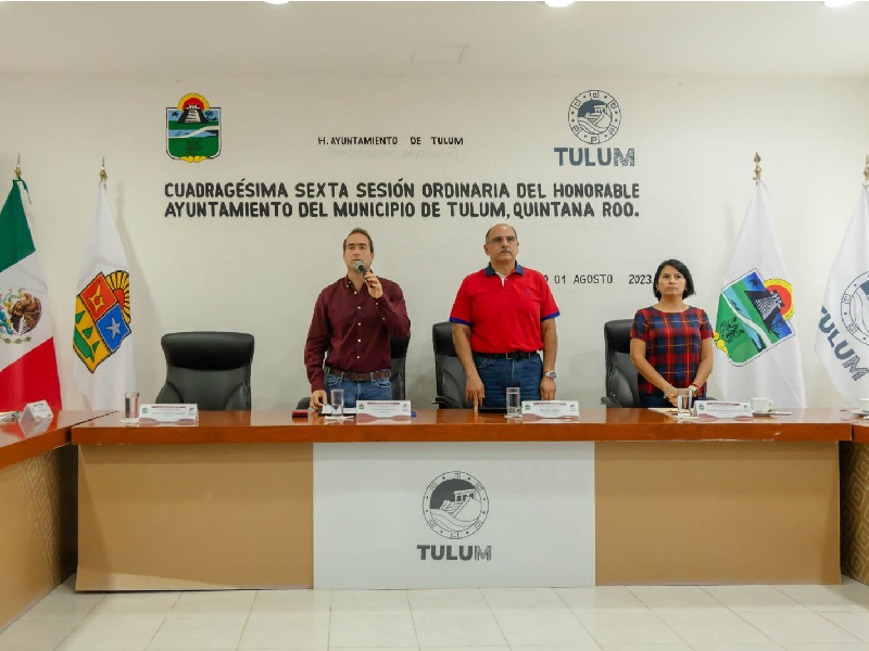 Aprueba Cabildo de Tulum nuevas obras para beneficio de la sociedad