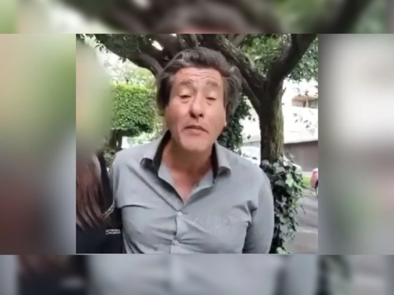 Exhiben a “Lord Lomas” hombre que amenazó a AMLO