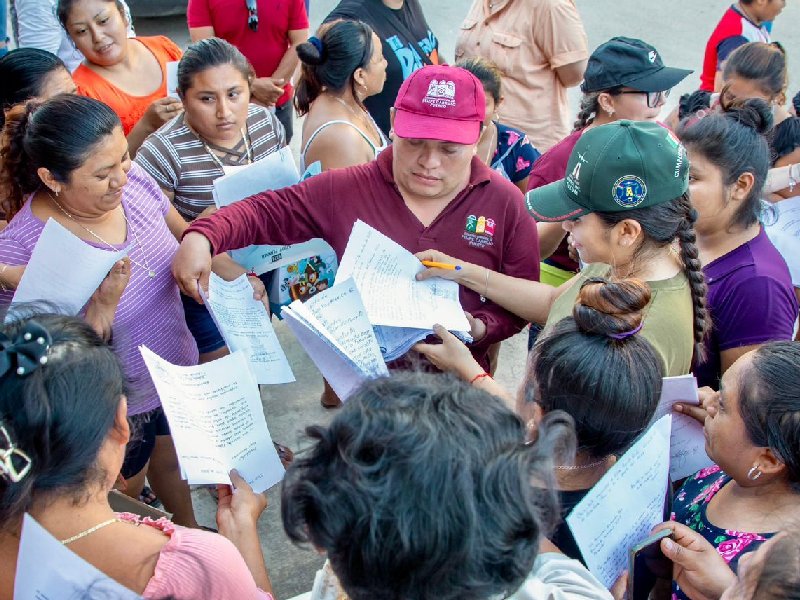 Promueven bienestar social en comunidades de Carrillo Puerto