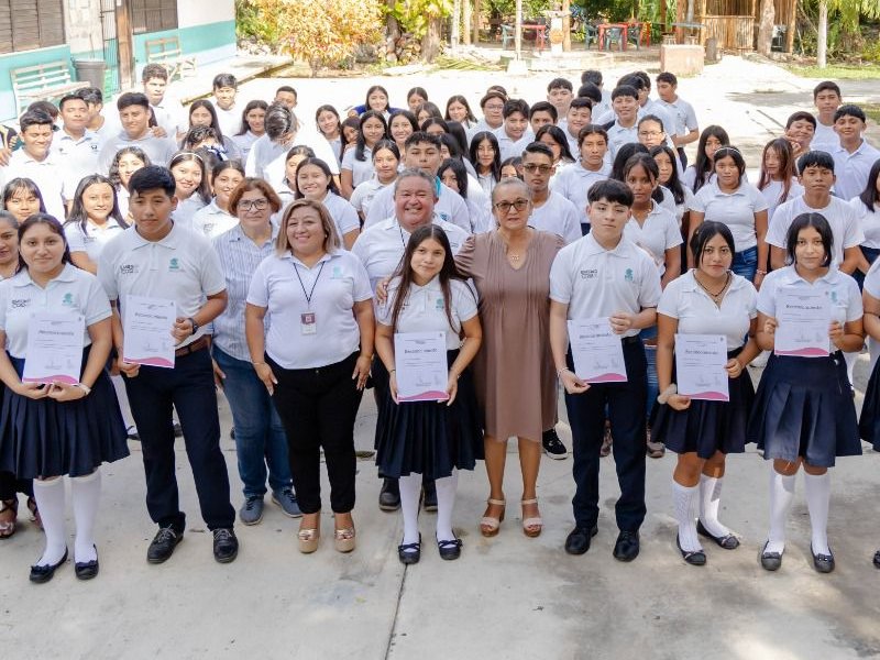 Inicia el Ciclo Escolar 2023-2024 en el EMSAD Cobá