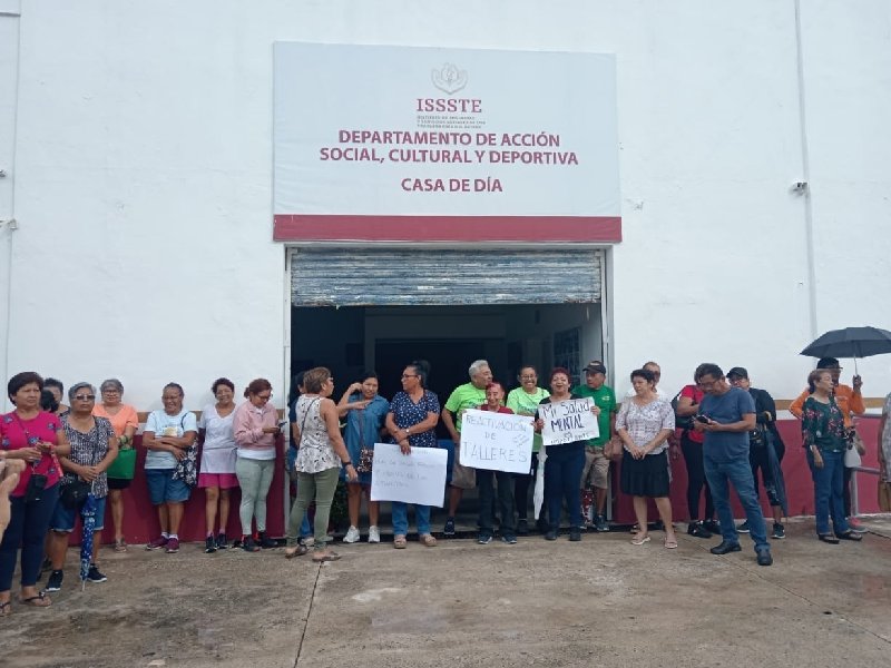 Exigen jubilados reactivar cursos y actividades físicas del ISSSTE