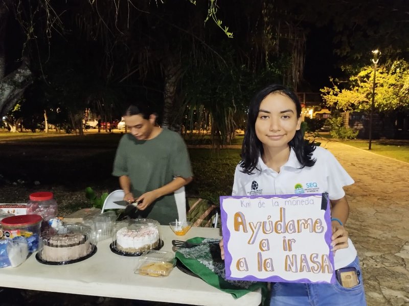 Estudiante bacalarense comparte emoción por participar en programa espacial