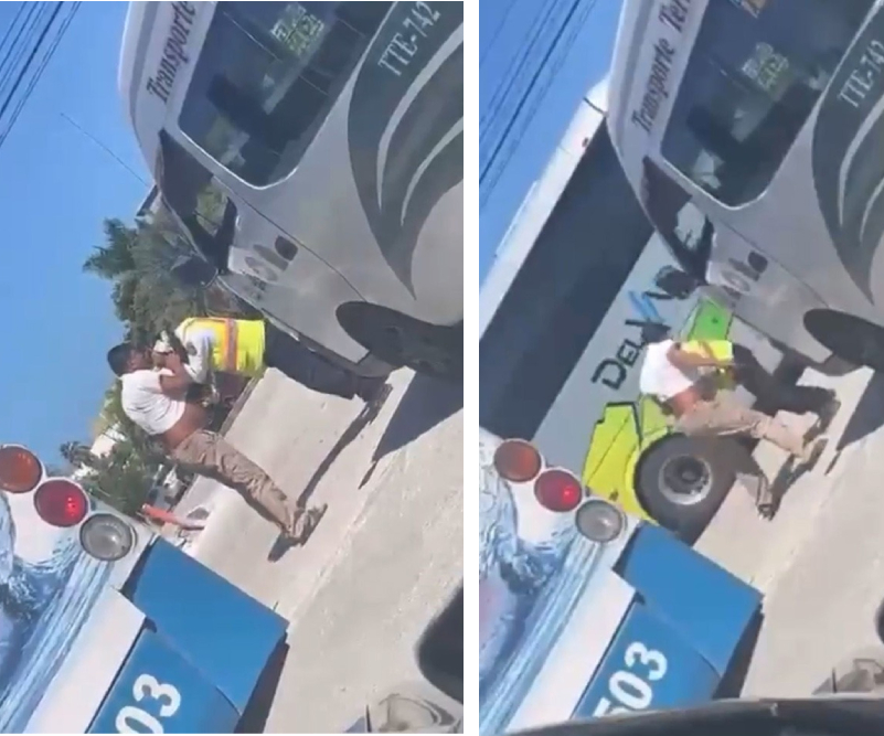 Buscan sanción más severa contra conductor de Urvan golpeador de policías