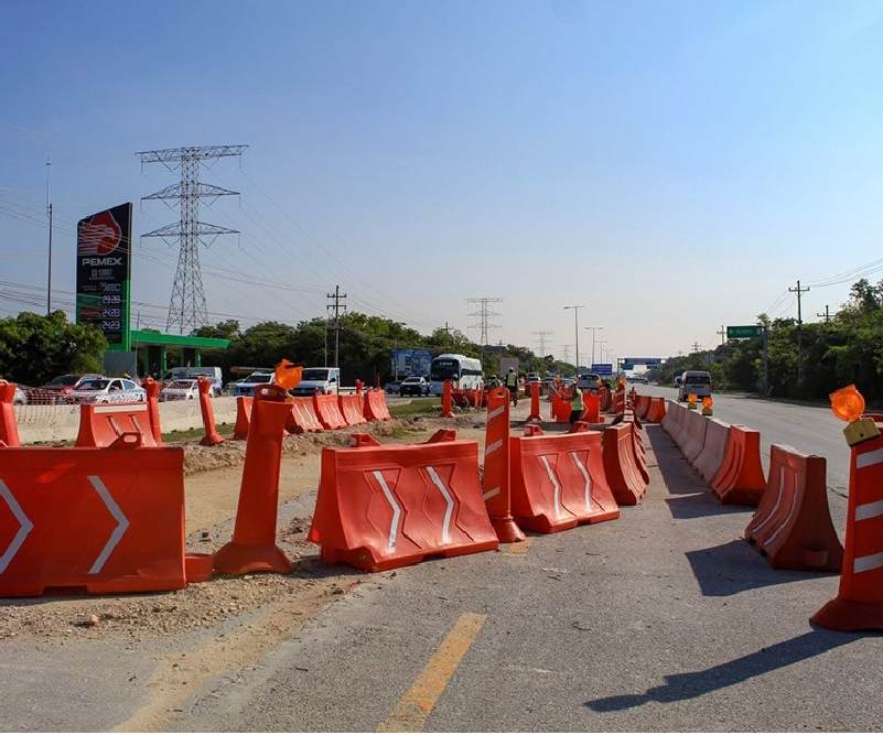 Programan rehabilitación de tramo carretero en Solidaridad