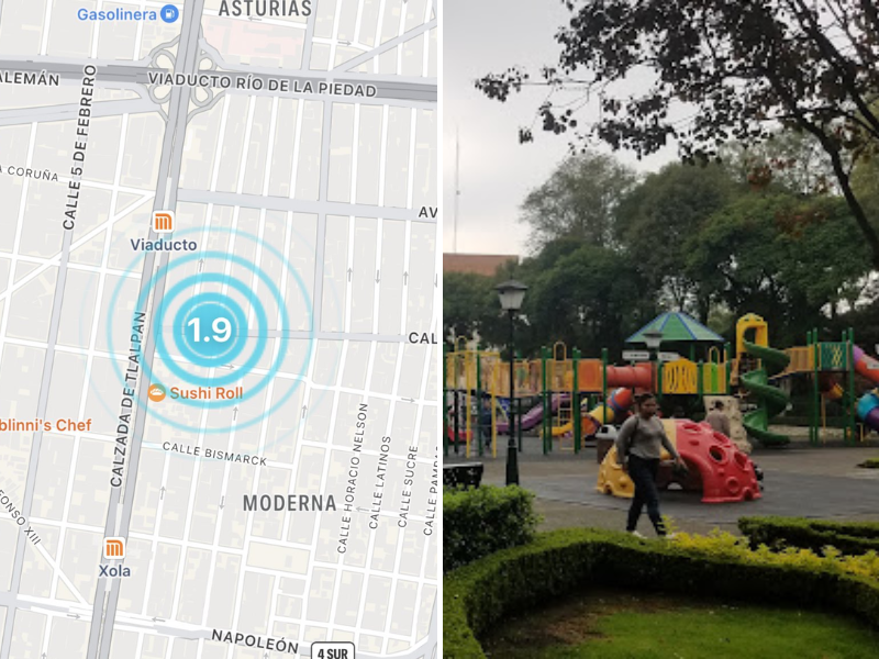 Reportan microsismo de 1.9 de magnitud en alcaldía Benito Juárez